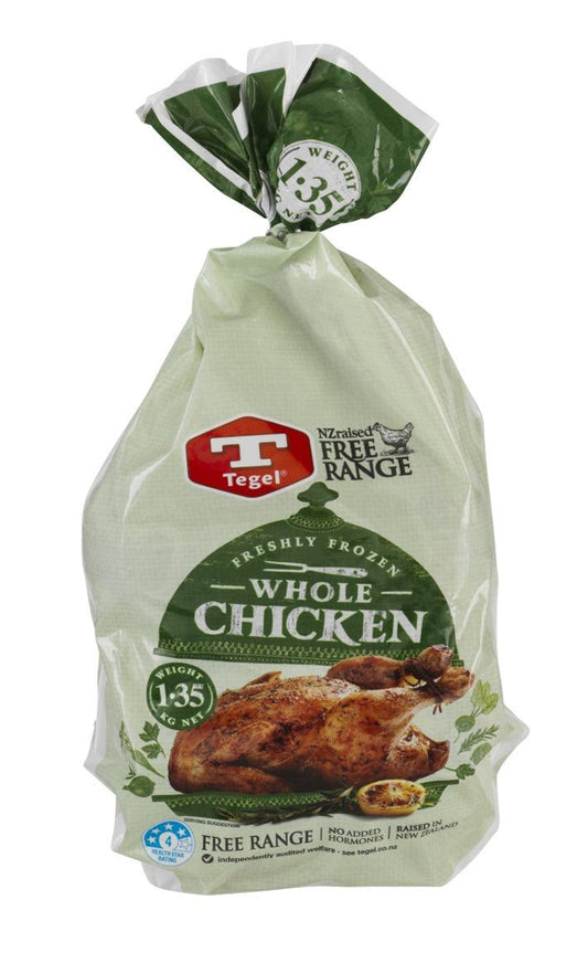 Frozen New Zealand Free Range Whole Chicken 1.35kg - Prime Gourmet Online