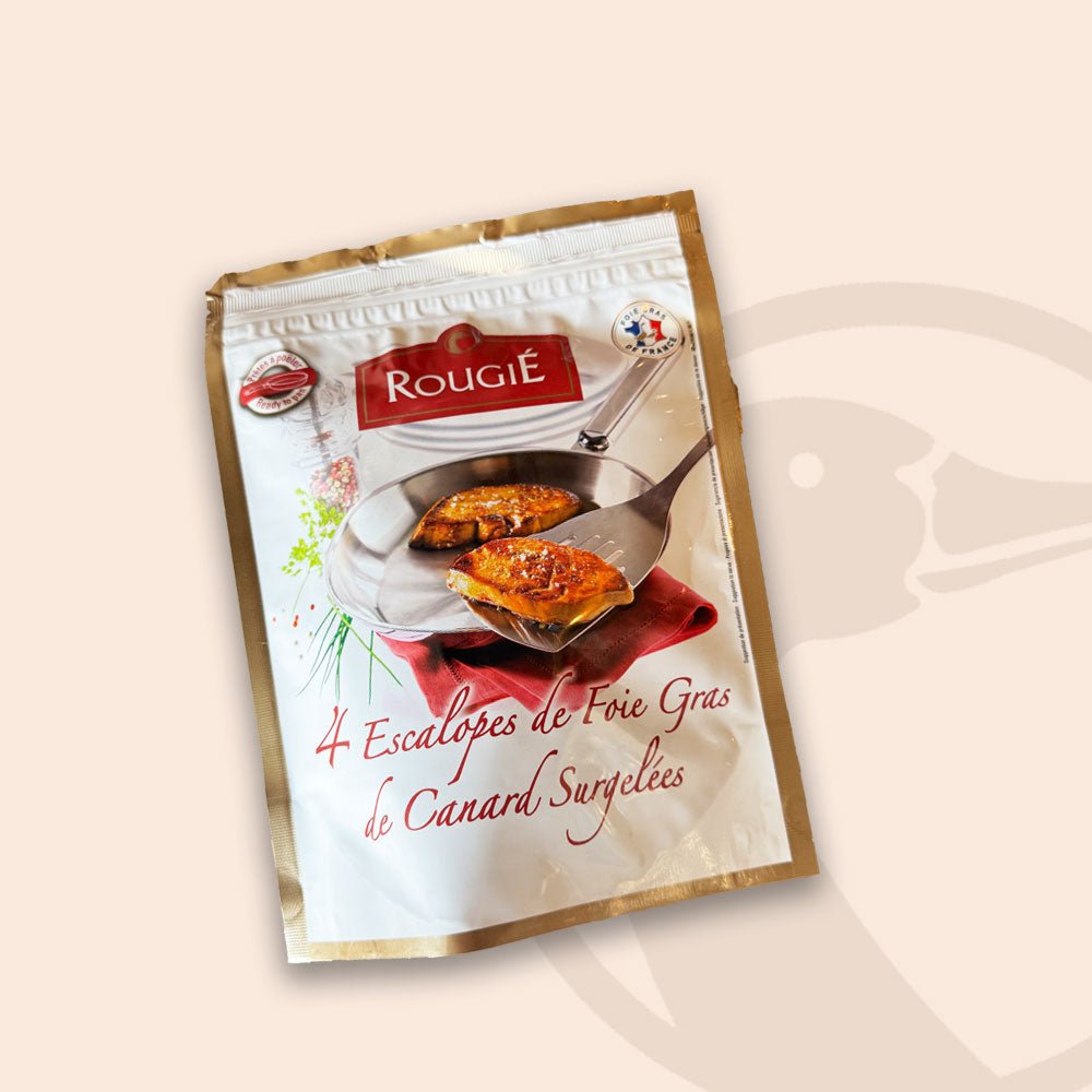 Frozen Slices of Raw Duck Foie Gras (Foie Gras de Canard Cru Escalope Surgele)140g - Prime Gourmet Online