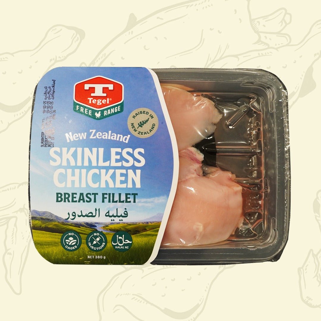 Tegel Fresh Skinless Chicken Breast Fillet 500g/pack - Prime Gourmet Online